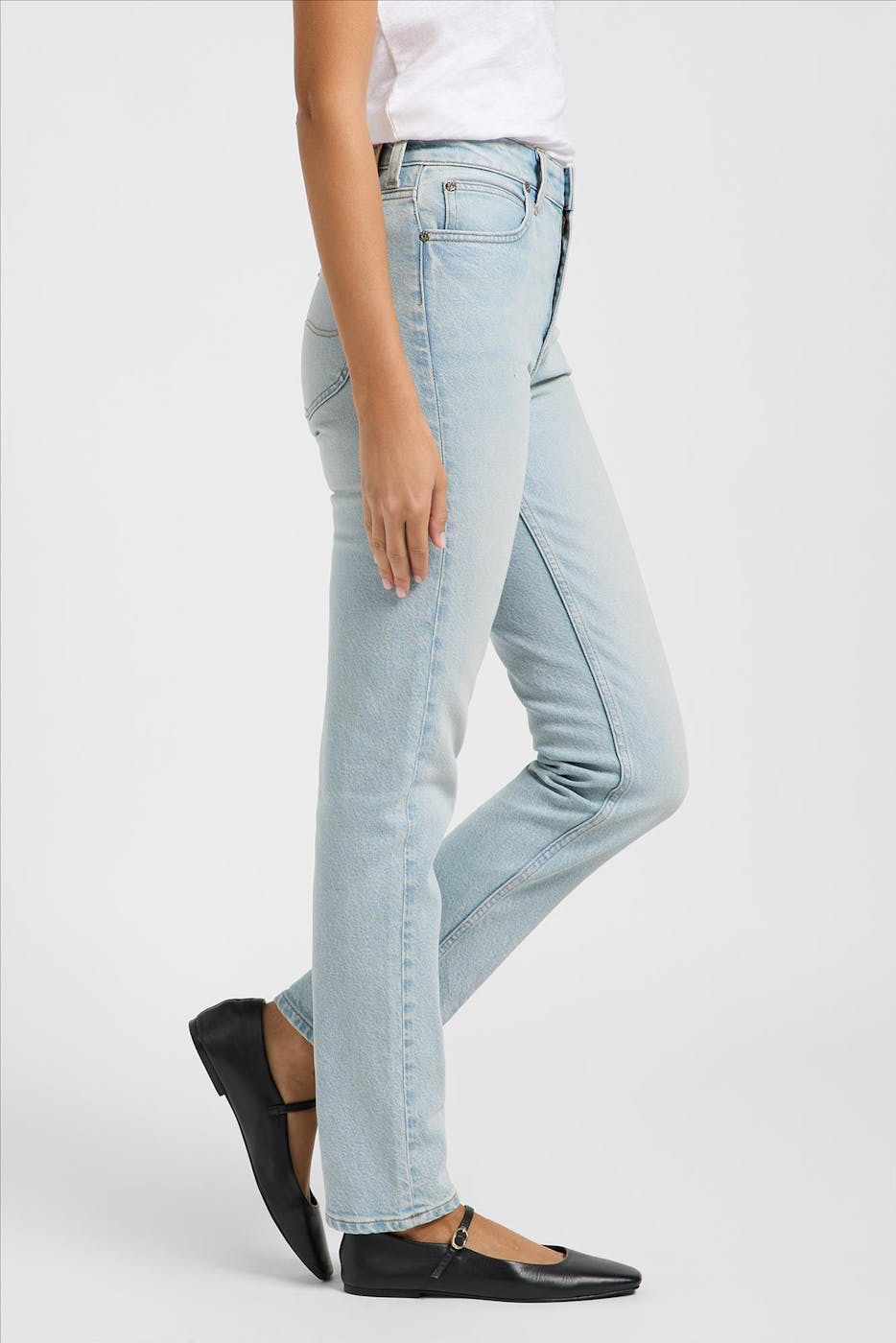 Lee - Lichtblauwe Carol straight jeans