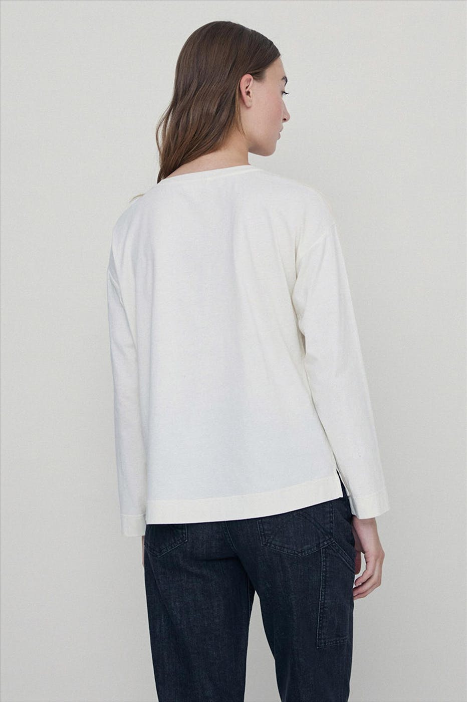 YERSE - Ecru Sateen longsleeve