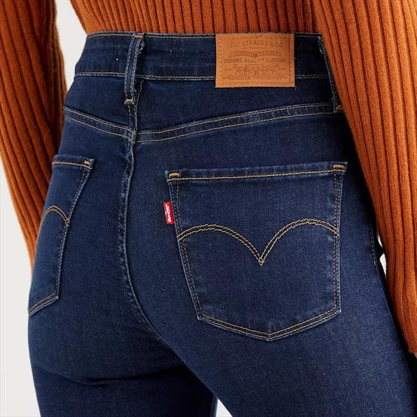 Levi's - Donkerblauwe 721 skinny jeans