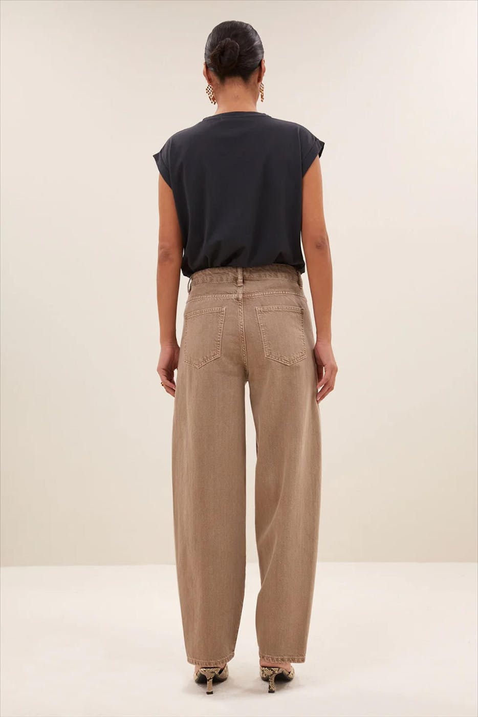 BY BAR - Beige Begum jeans
