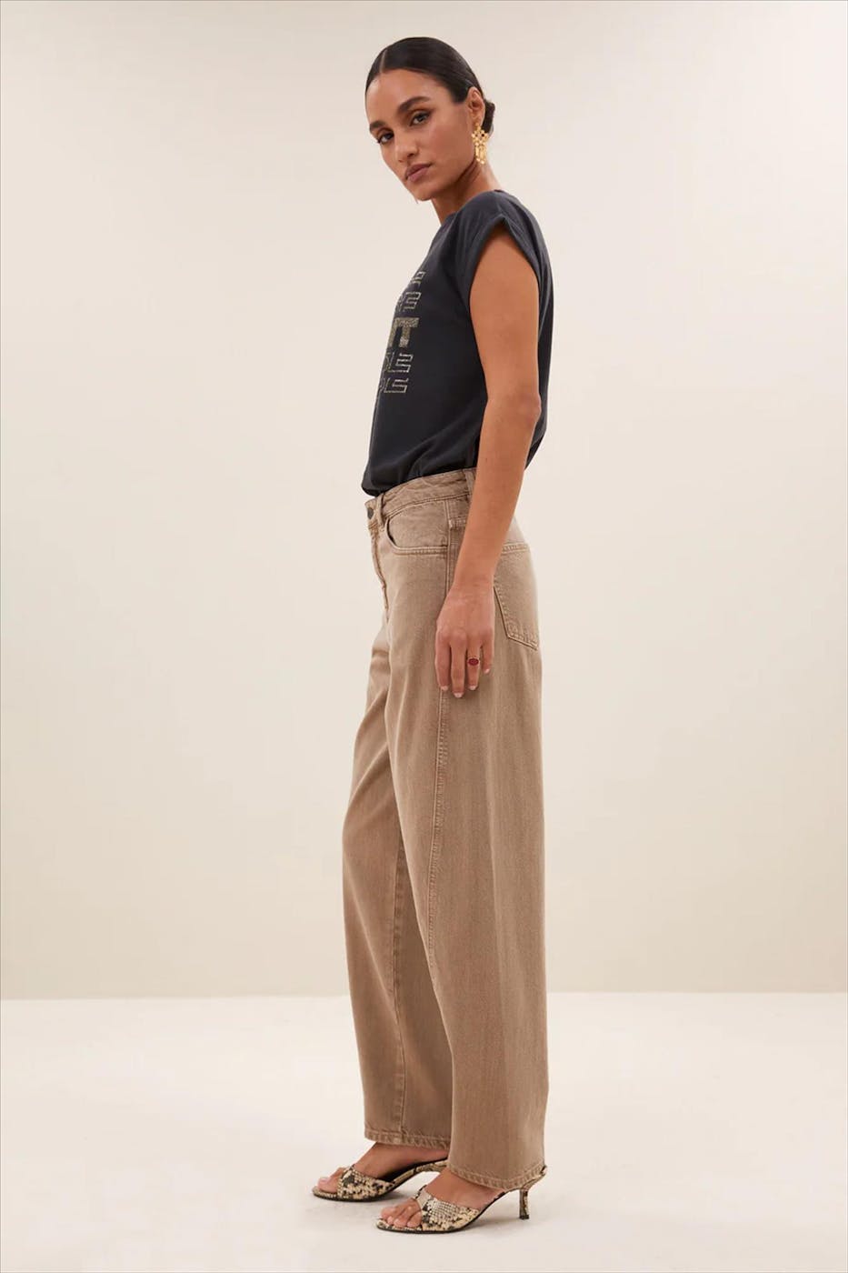 BY BAR - Beige Begum jeans
