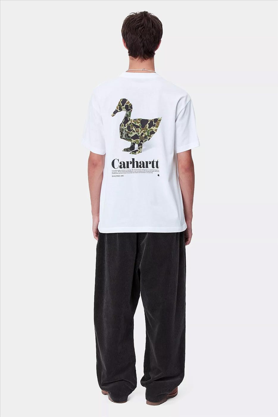 Carhartt WIP - Witte Fold Duck T-shirt