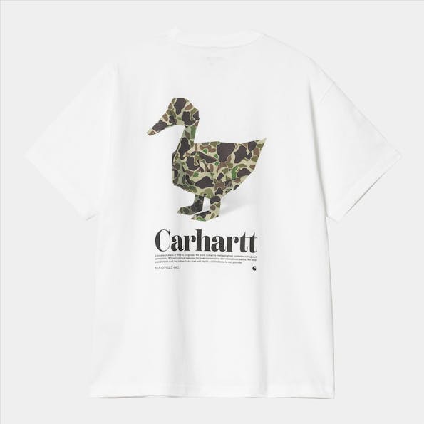 Carhartt WIP - Witte Fold Duck T-shirt