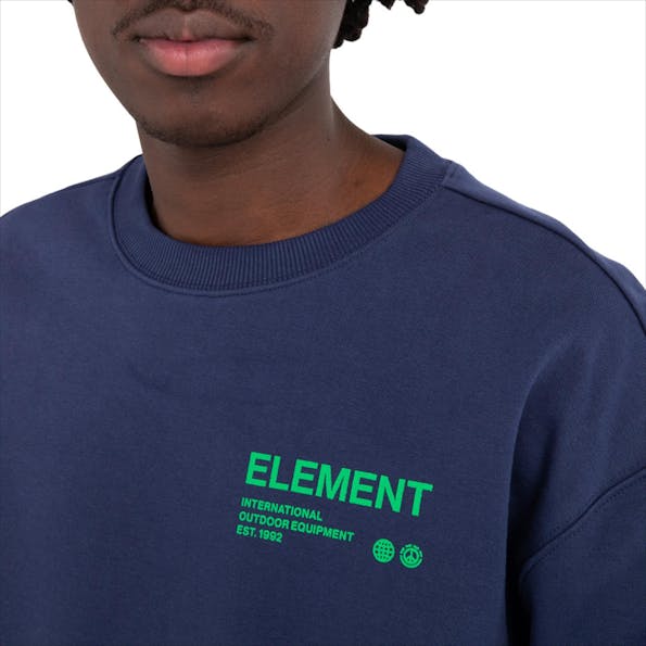 Element - Donkerblauwe Equipment sweater