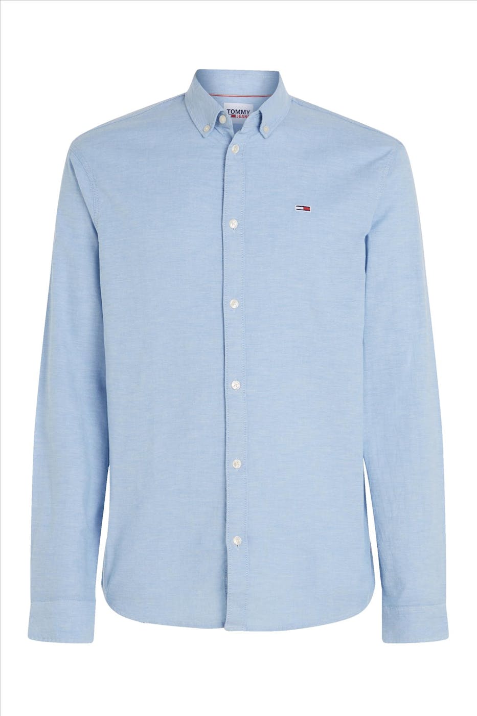 Tommy Jeans - Lichtblauw Slim Oxford hemd