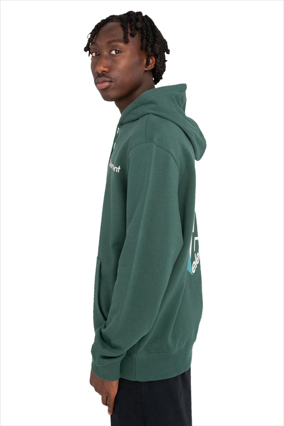 Element - Groene Joint Cube hoodie