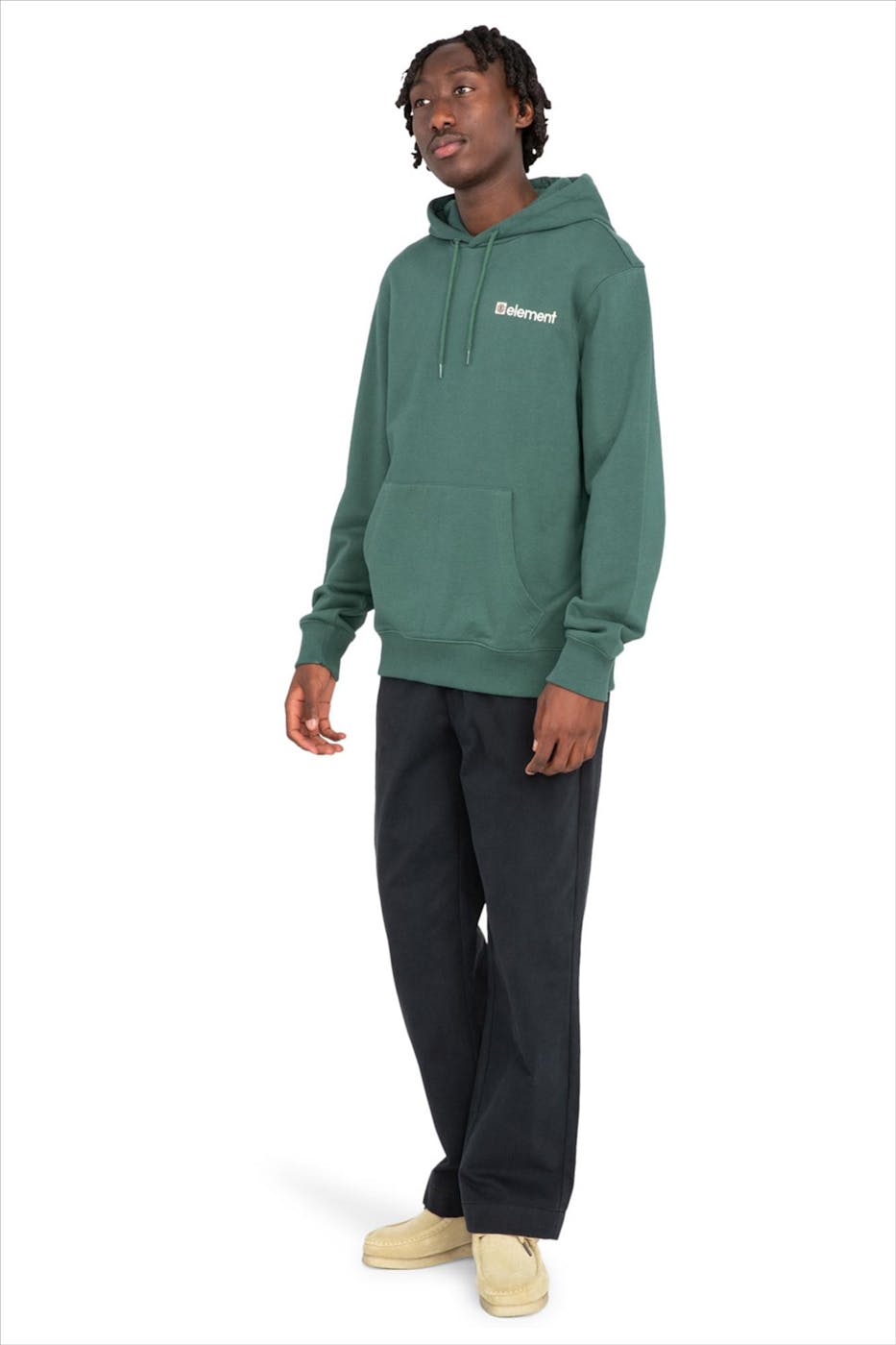 Element - Groene Joint Cube hoodie