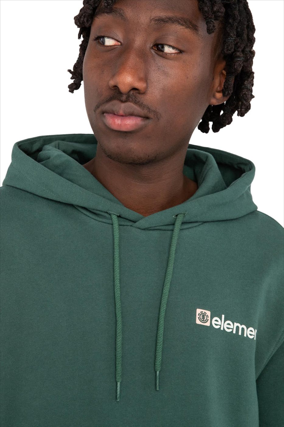 Element - Groene Joint Cube hoodie