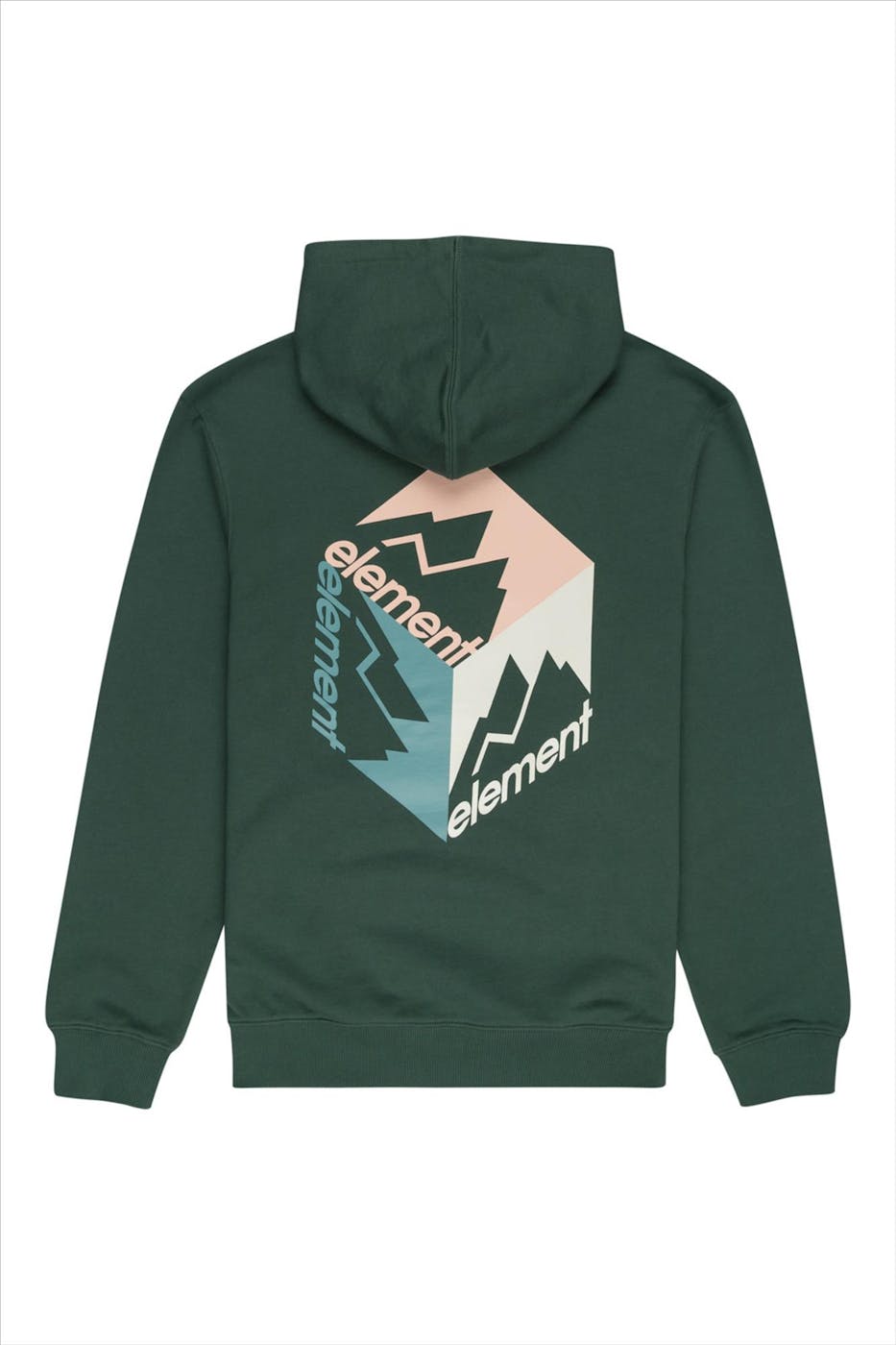 Element - Groene Joint Cube hoodie