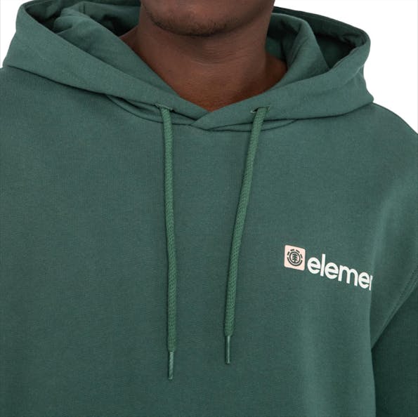 Element - Groene Joint Cube hoodie