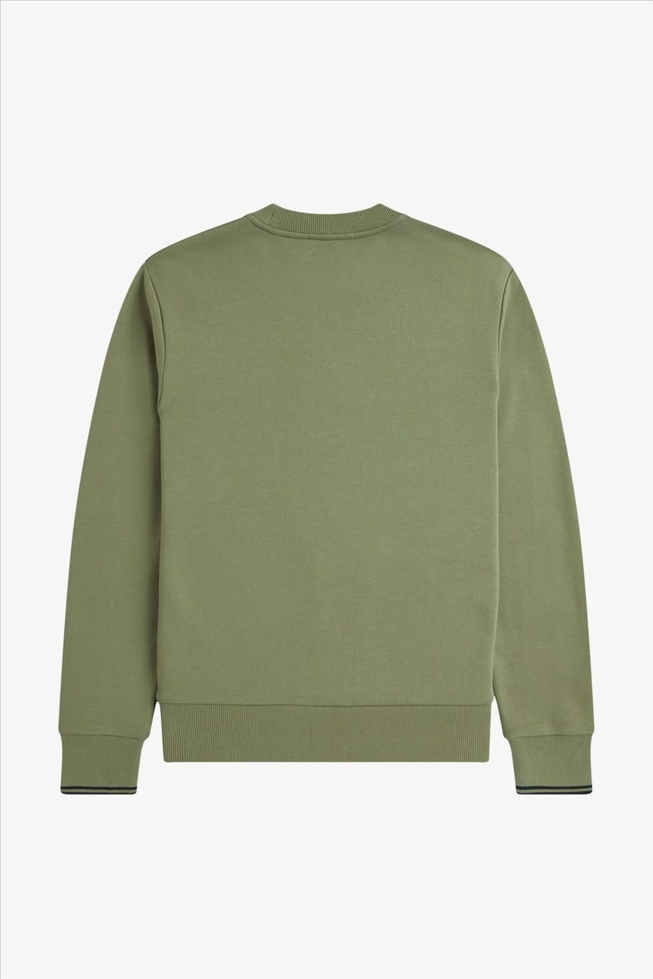 Fred Perry - Olijfgroene Crew Neck sweater