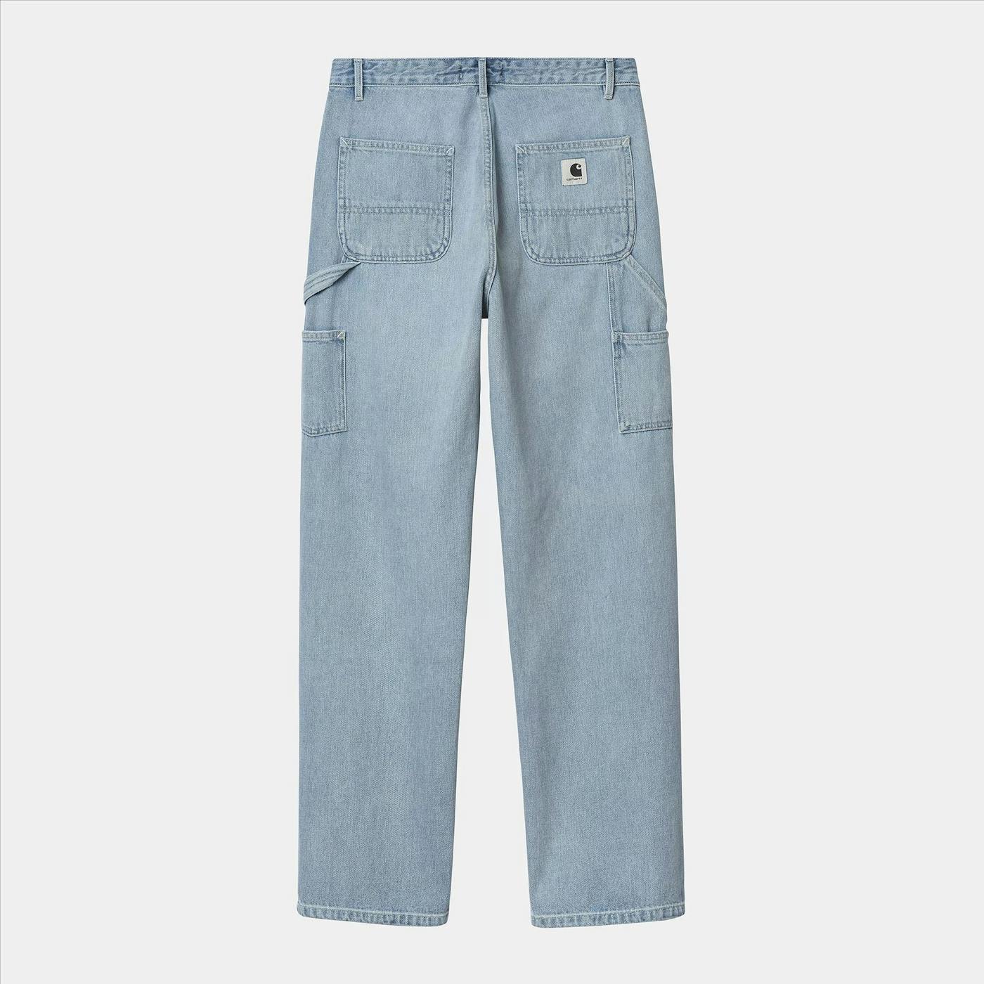 Carhartt WIP - Lichtblauwe Pierce straight jeans