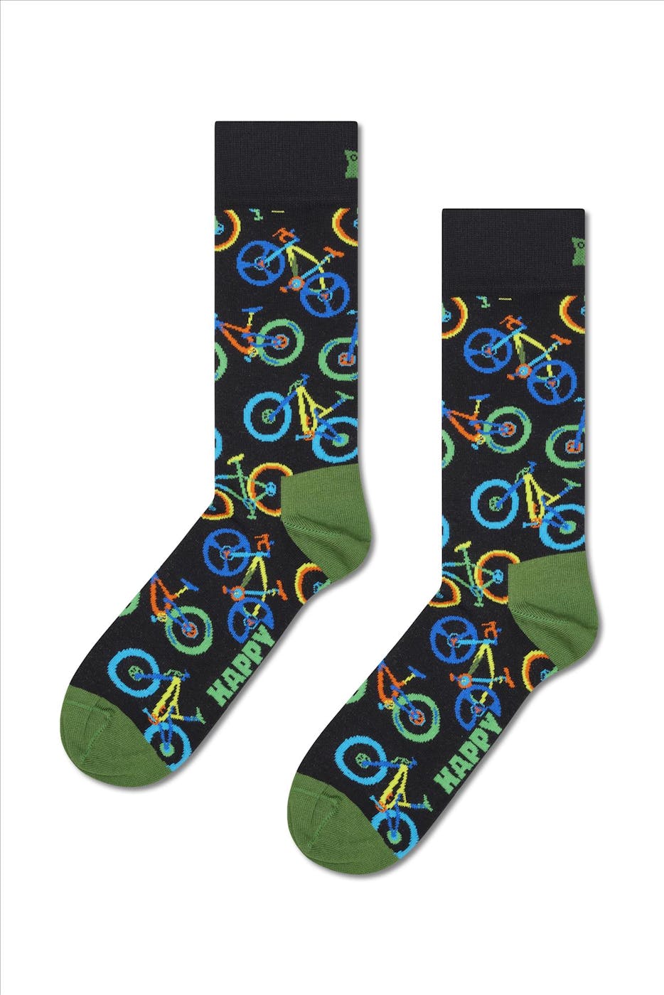 Happy Socks - Donkerblauwe Mountainbike sokken, maat: 41-46