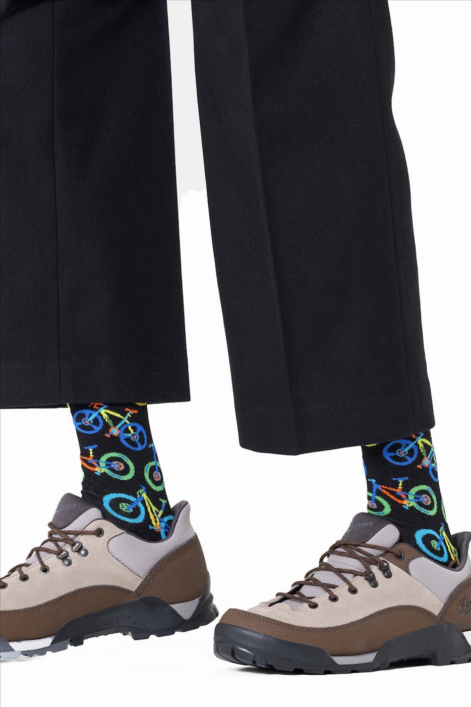 Happy Socks - Donkerblauwe Mountainbike sokken, maat: 41-46