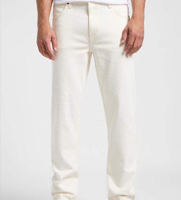 Lee - Ecru Oscar relaxed tapered jeans