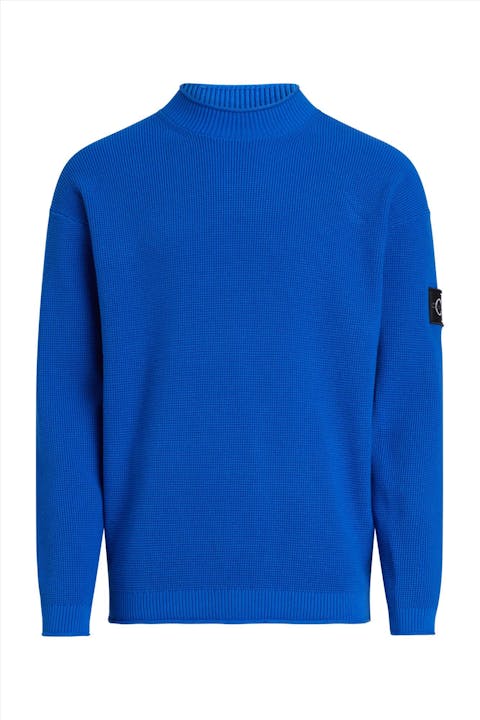 Calvin Klein Jeans - Blauwe Badge Mouw trui
