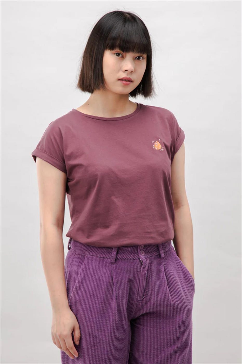 Brava - Bordeaux Dusk Scoop T-shirt