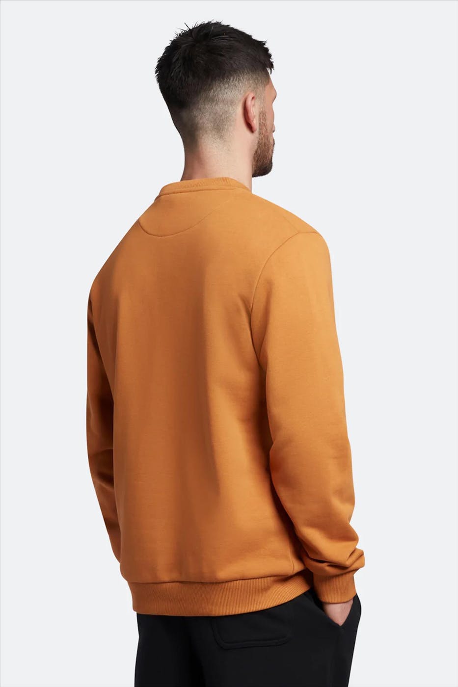 Lyle & Scott - Roestbruine Crew Neck sweater