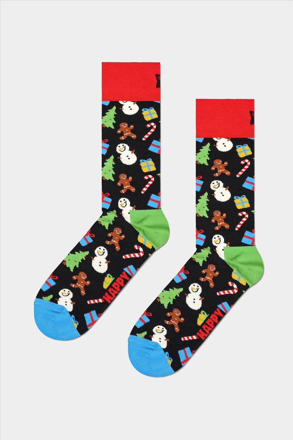 Happy Socks - 2-Pack Big Dot Snowman Gift Set sokken, maat: 41-46