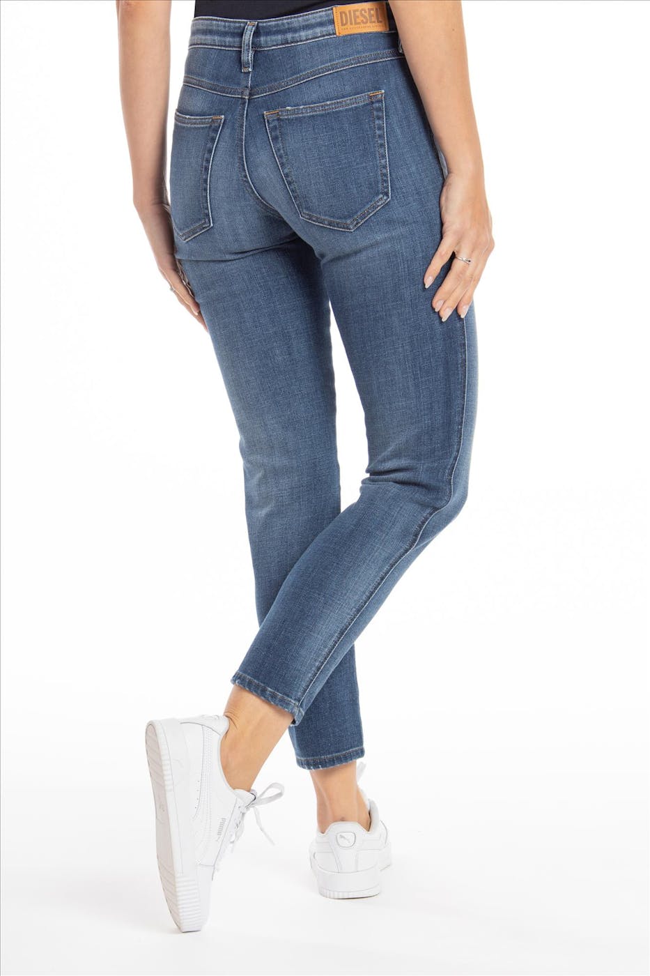 Diesel - Donkerblauwe Babhila slim jeans