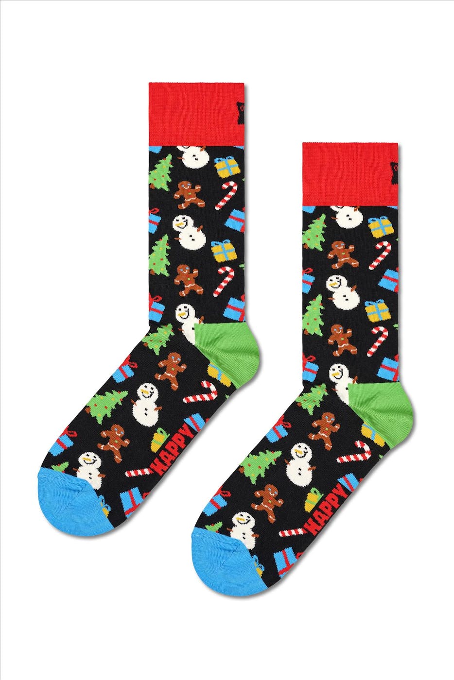 Happy Socks - 2-Pack Big Dot Snowman Gift Set sokken, maat: 41-46
