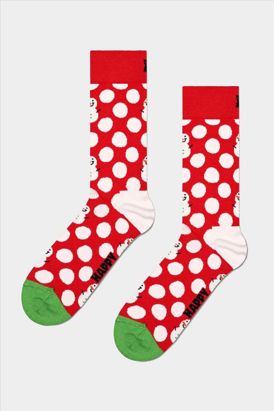 Happy Socks - 2-Pack Big Dot Snowman Gift Set sokken, maat: 36-40