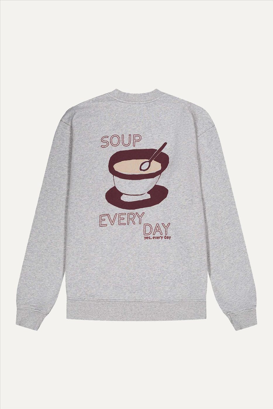 OLOW - Lichtgrijze Good Soup sweater
