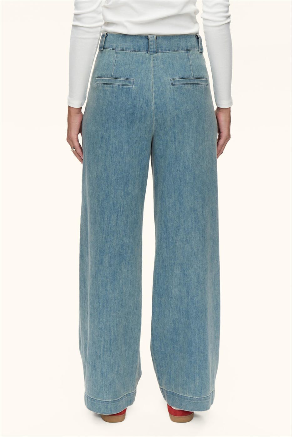 Nümph - Blauwe Aletta wide jeans