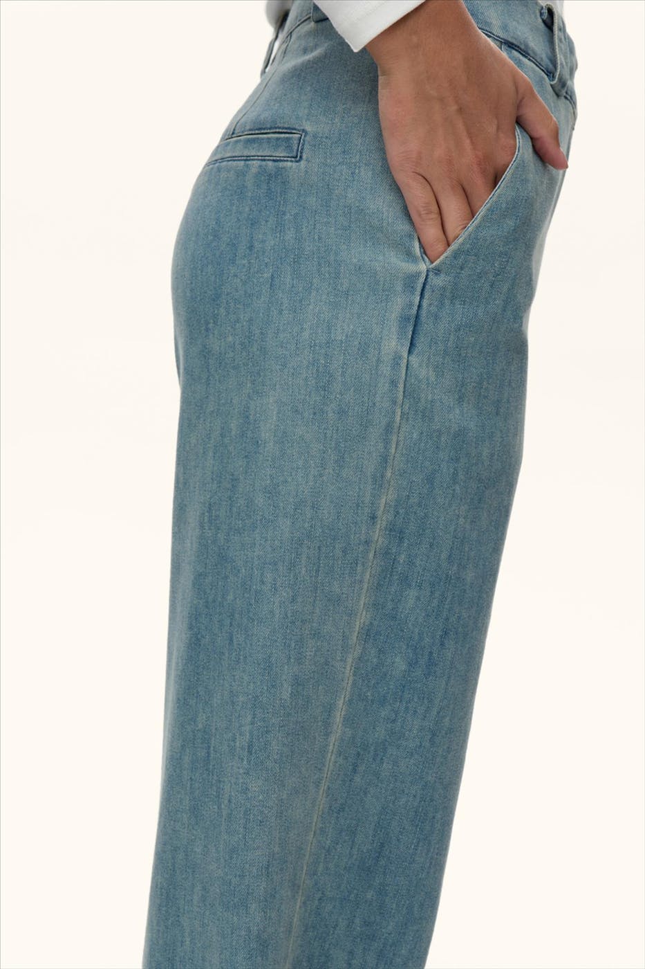 Nümph - Blauwe Aletta wide jeans
