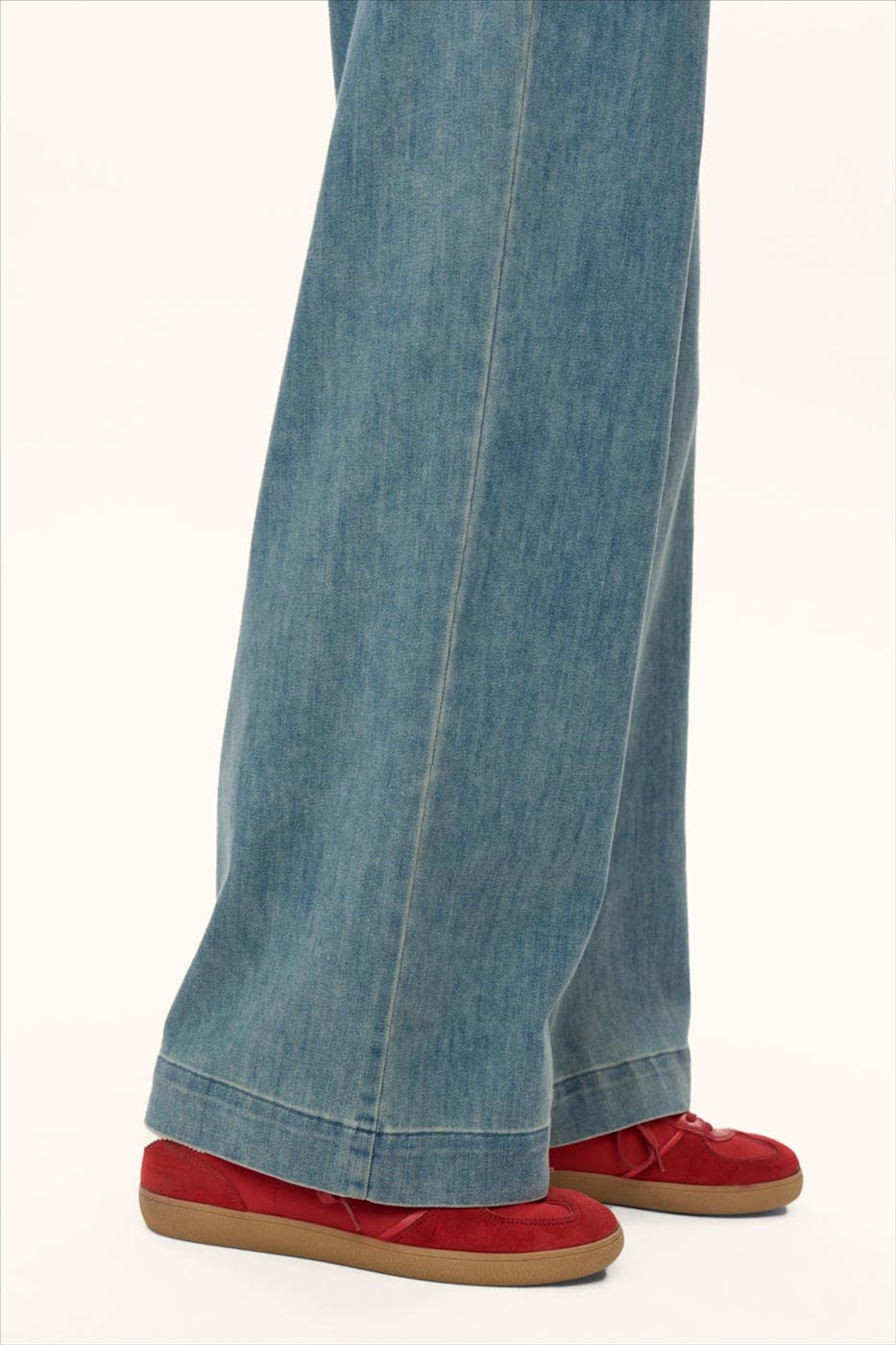 Nümph - Blauwe Aletta wide jeans