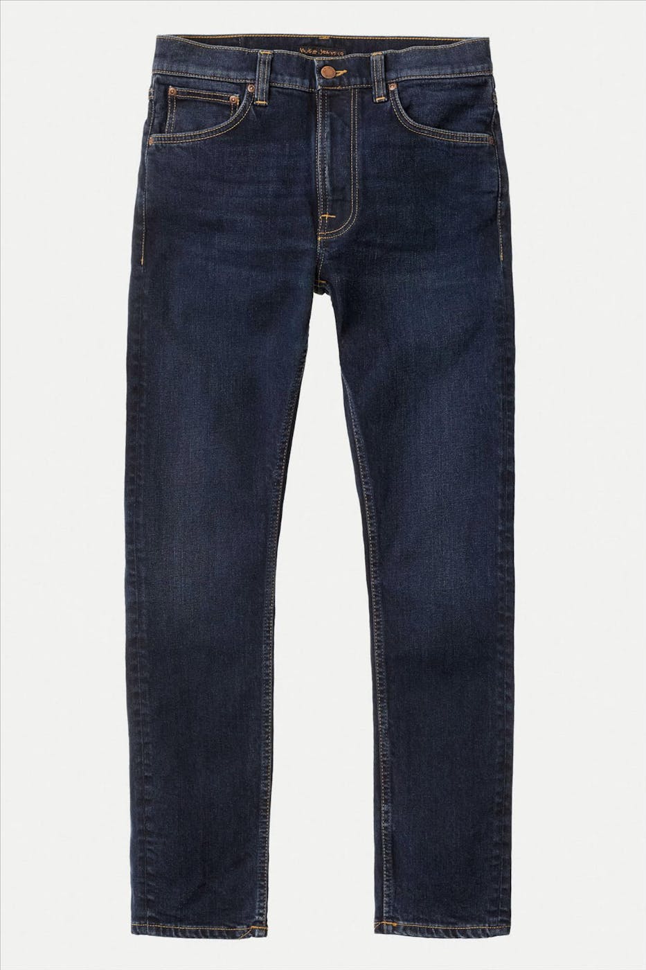 Nudie Jeans Co. - Donkerblauwe Lean Dean slim tapered jeans
