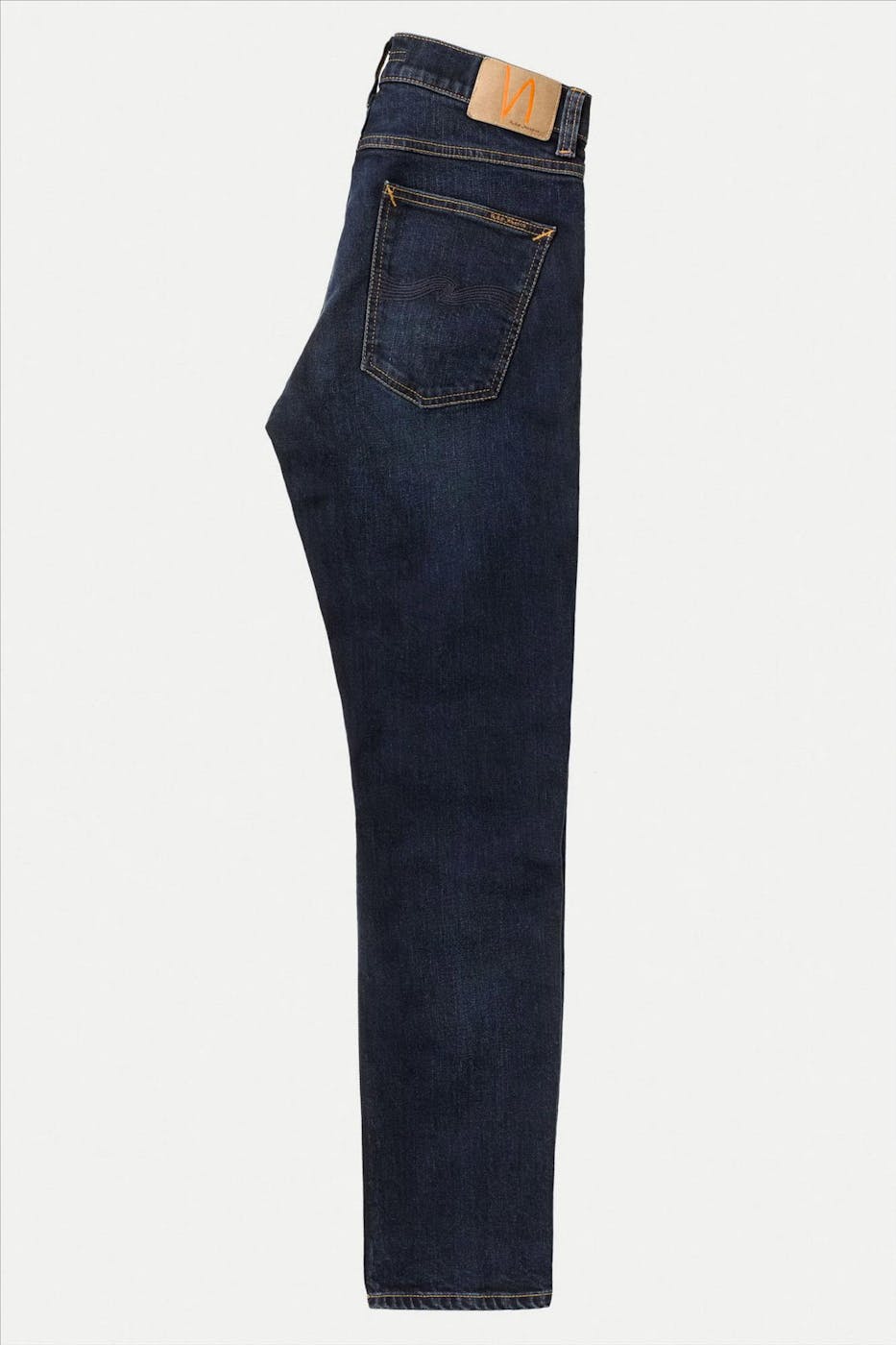 Nudie Jeans Co. - Donkerblauwe Lean Dean slim tapered jeans