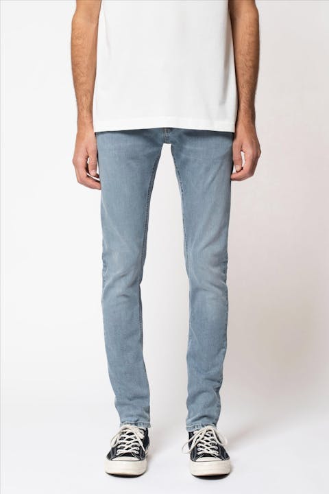Nudie Jeans Co. - Lichtblauwe Tight Terry skinny jeans