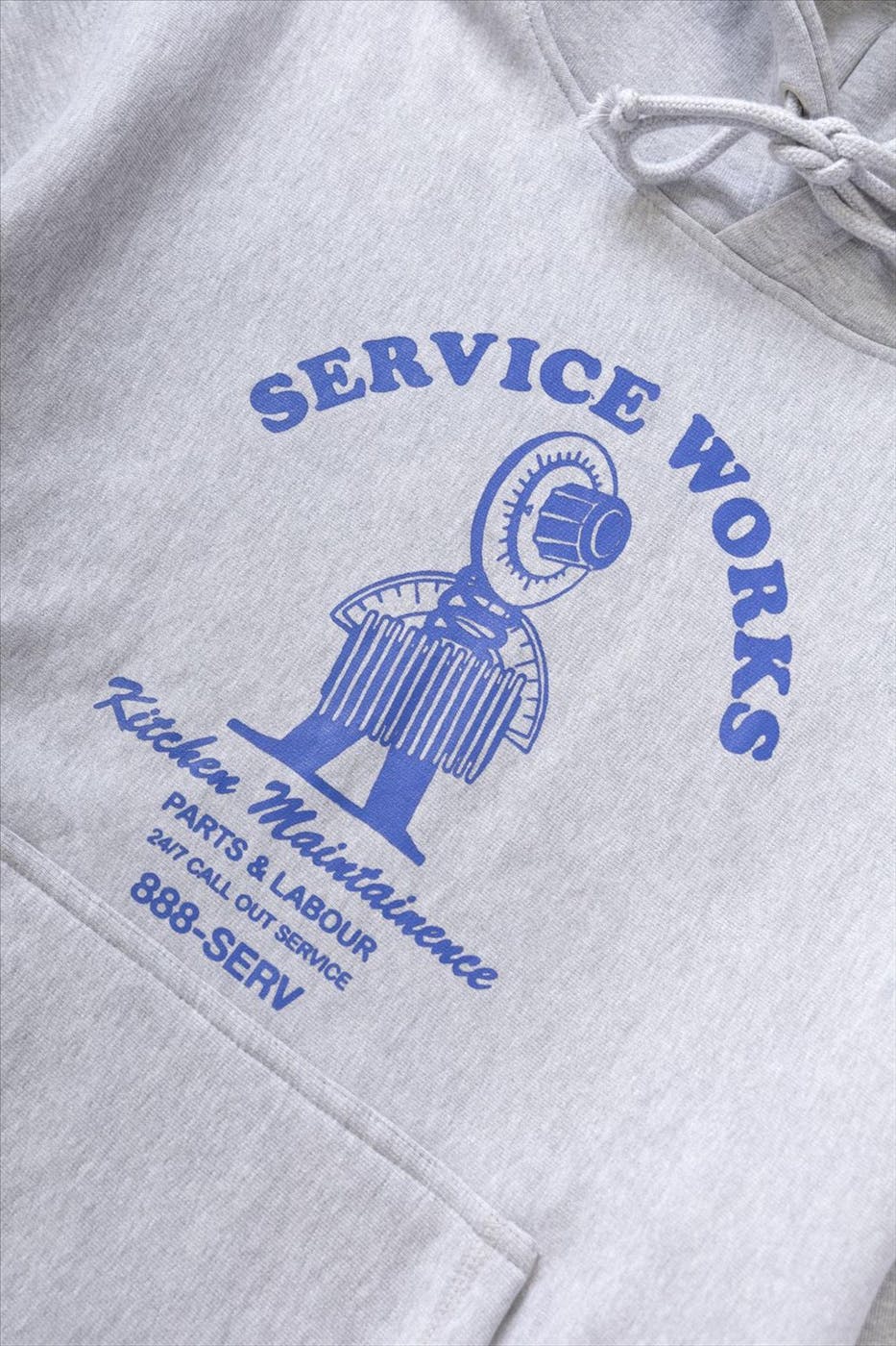 Service Works - Grijze Maintainence hoodie