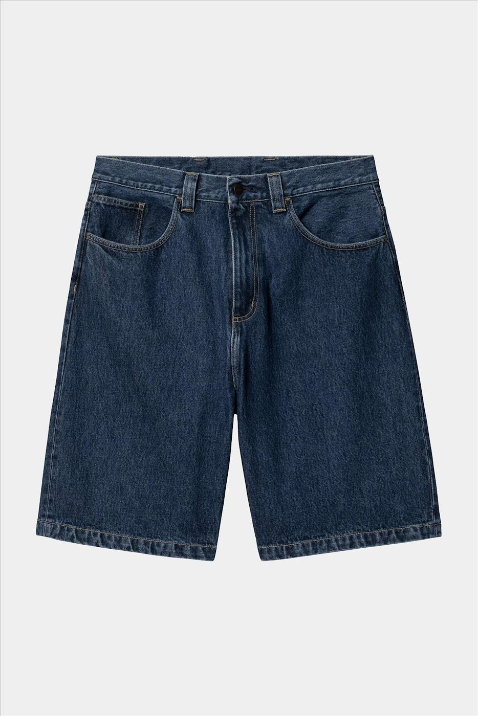 Carhartt WIP - Donkerblauwe Loose Brandon Jeans short/ jort