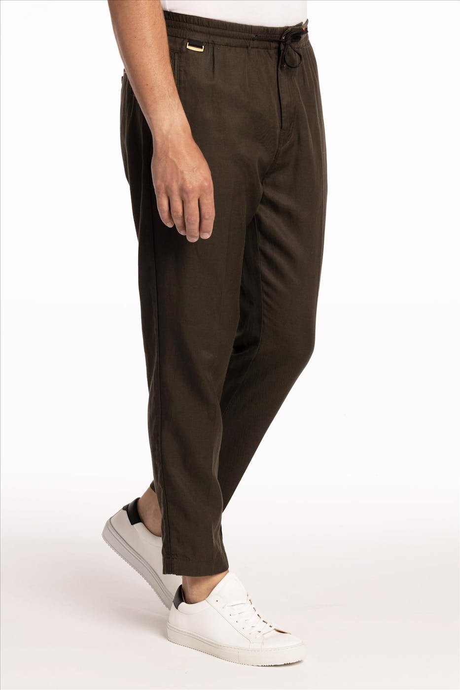 Scotch & Soda - Kaki Fave Regular Tapered Fit broek