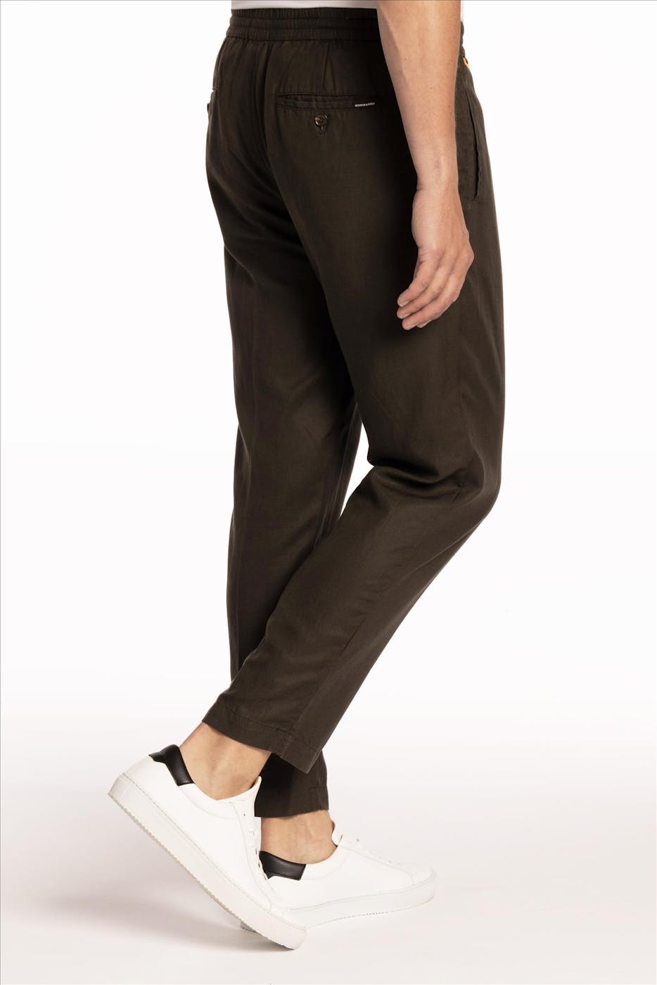 Scotch & Soda - Kaki Fave Regular Tapered Fit broek