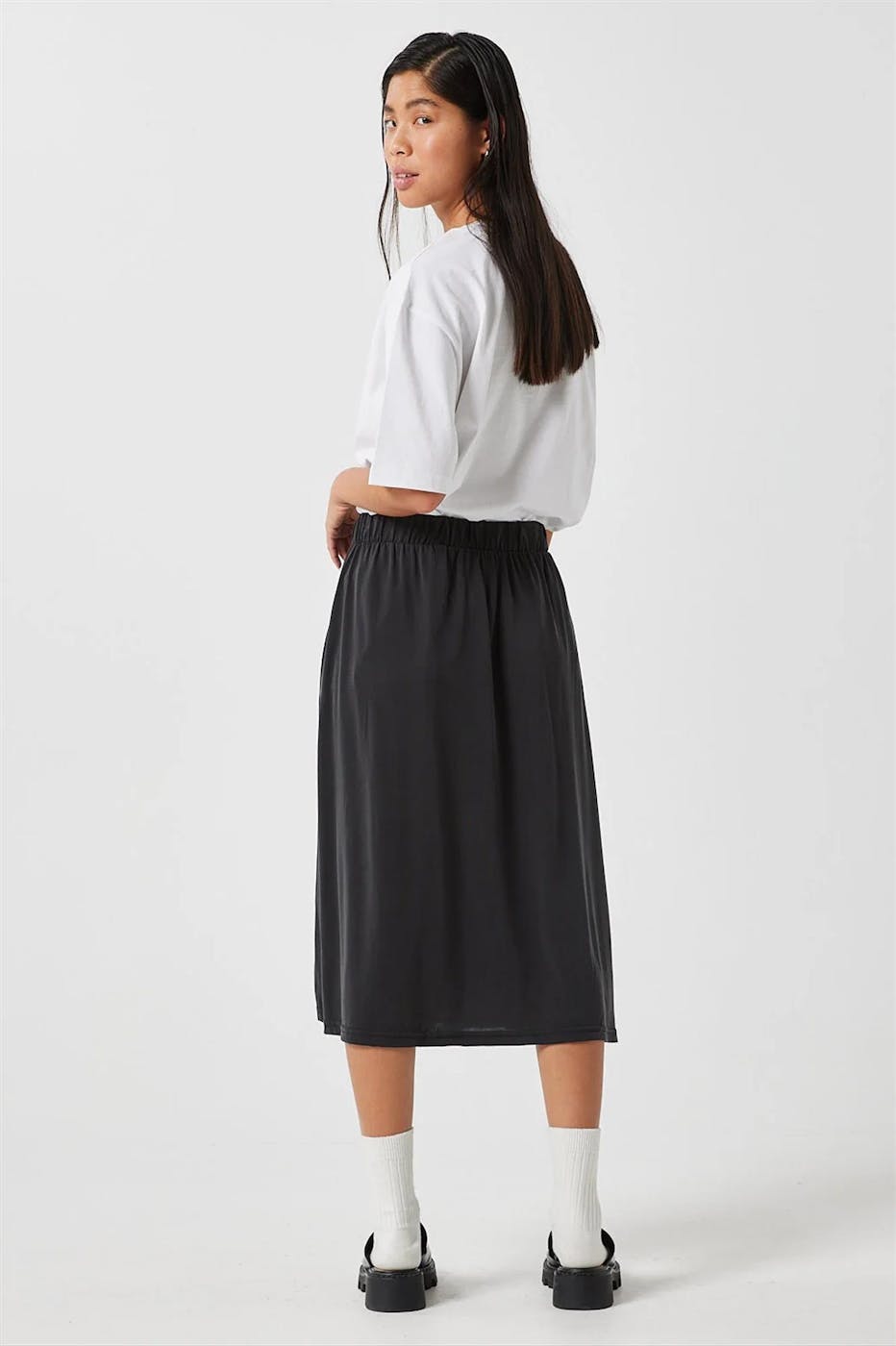 Minimum - Zwarte Regisse midi rok