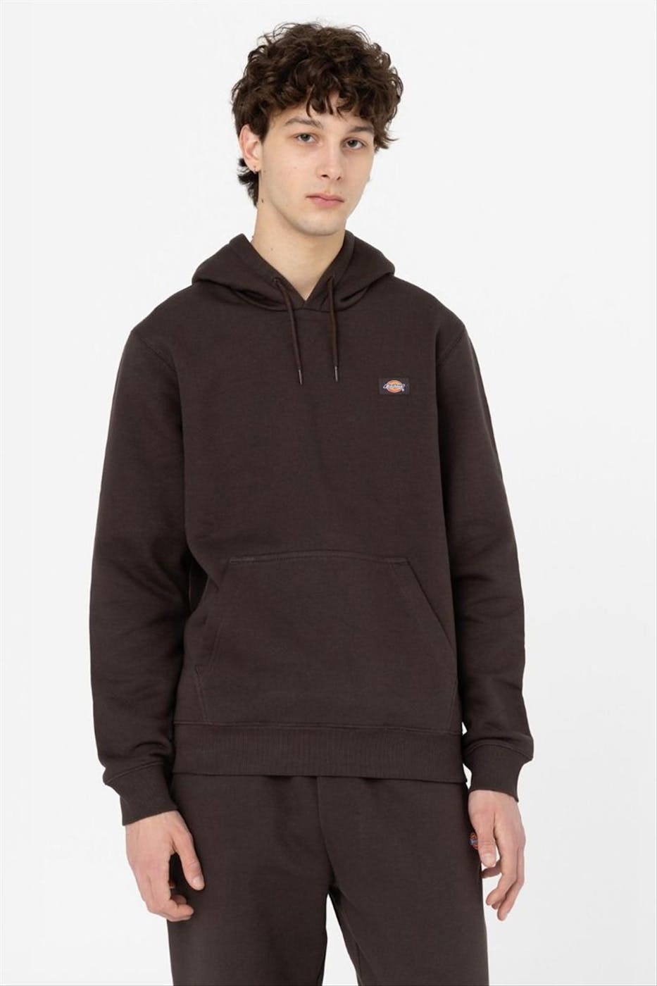 Dickies - Donkerbruine Oakport hoodie