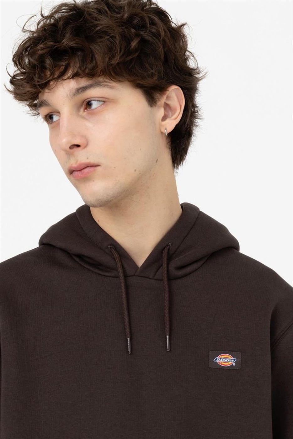 Dickies - Donkerbruine Oakport hoodie