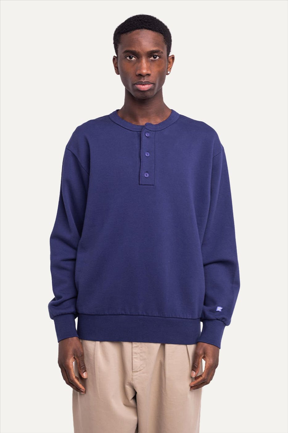 OLOW - Donkerblauwe Bally sweater