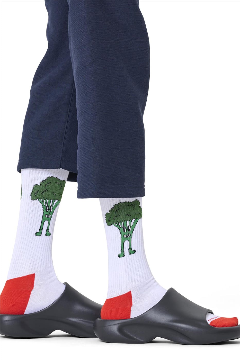 Happy Socks - Witte Broccoli sokken, maat: 41-46