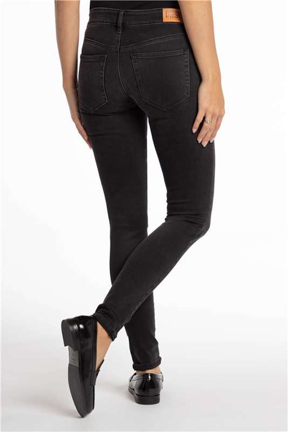 Diesel - Zwarte Slandy skinny jeans