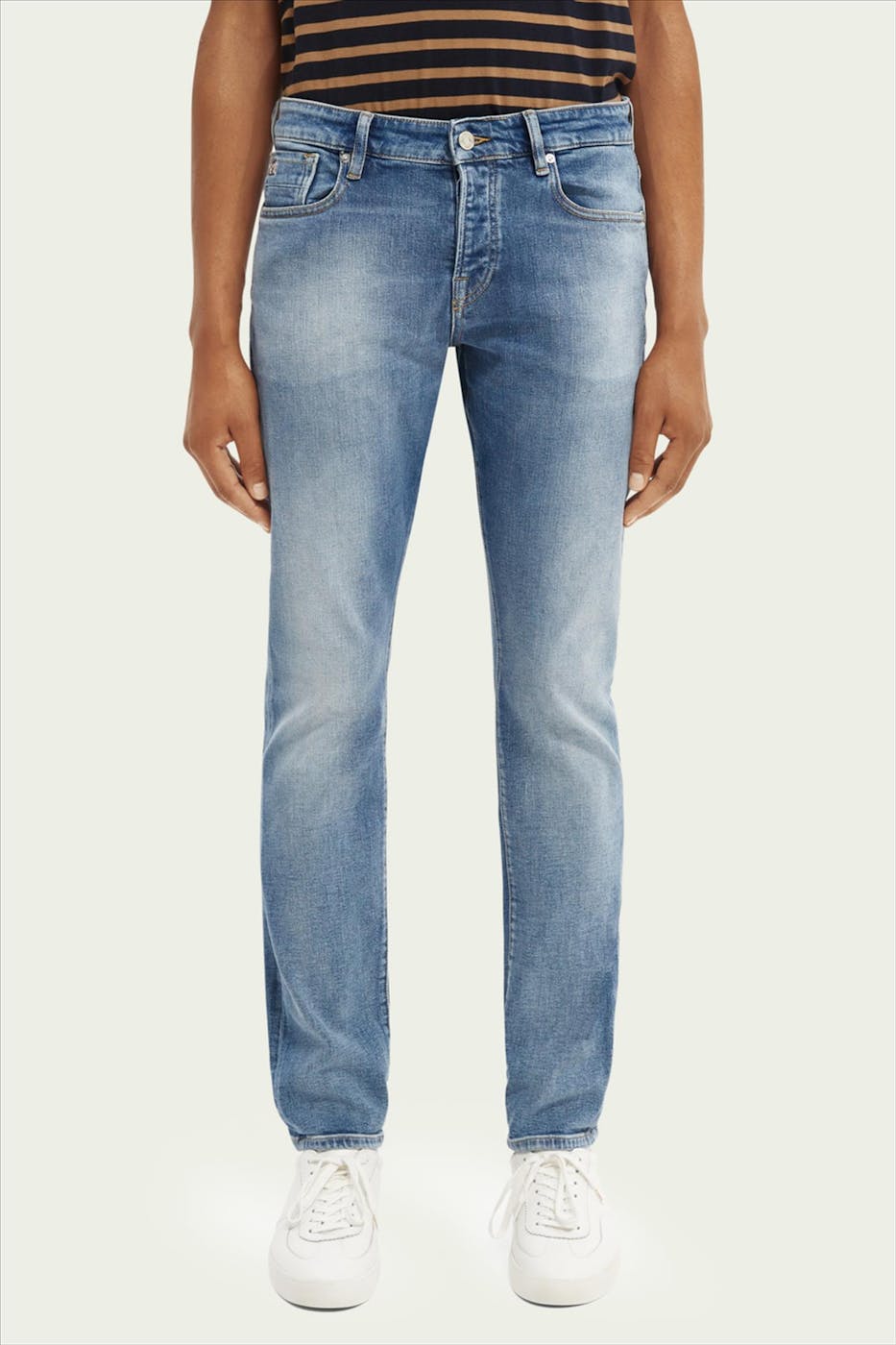 Scotch & Soda - Grijsblauwe Ralston slim jeans