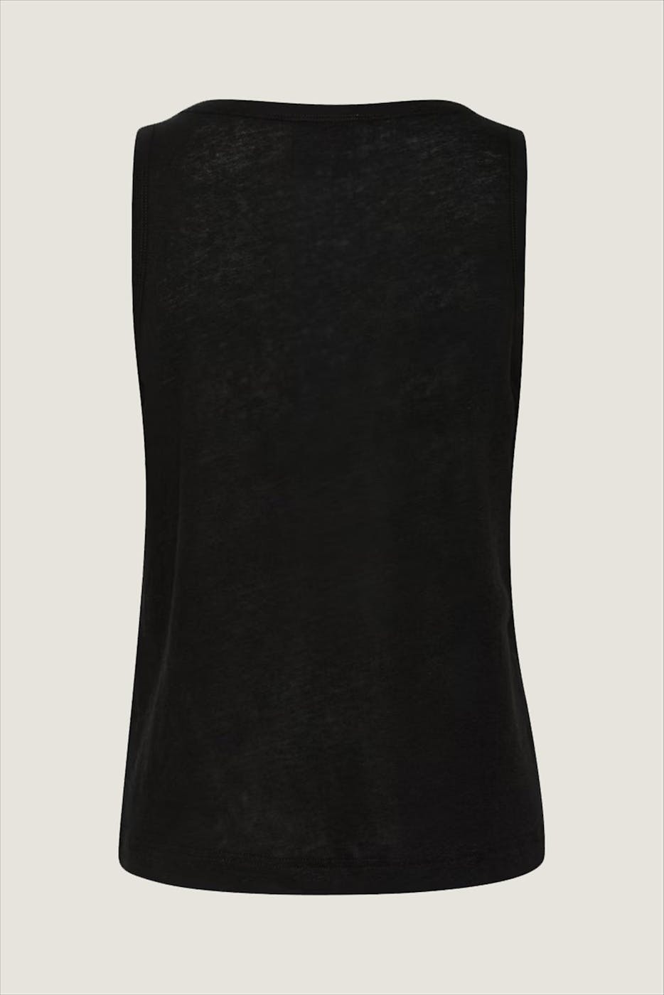 My Essential Wardrobe - Zwarte Lisa Linen top