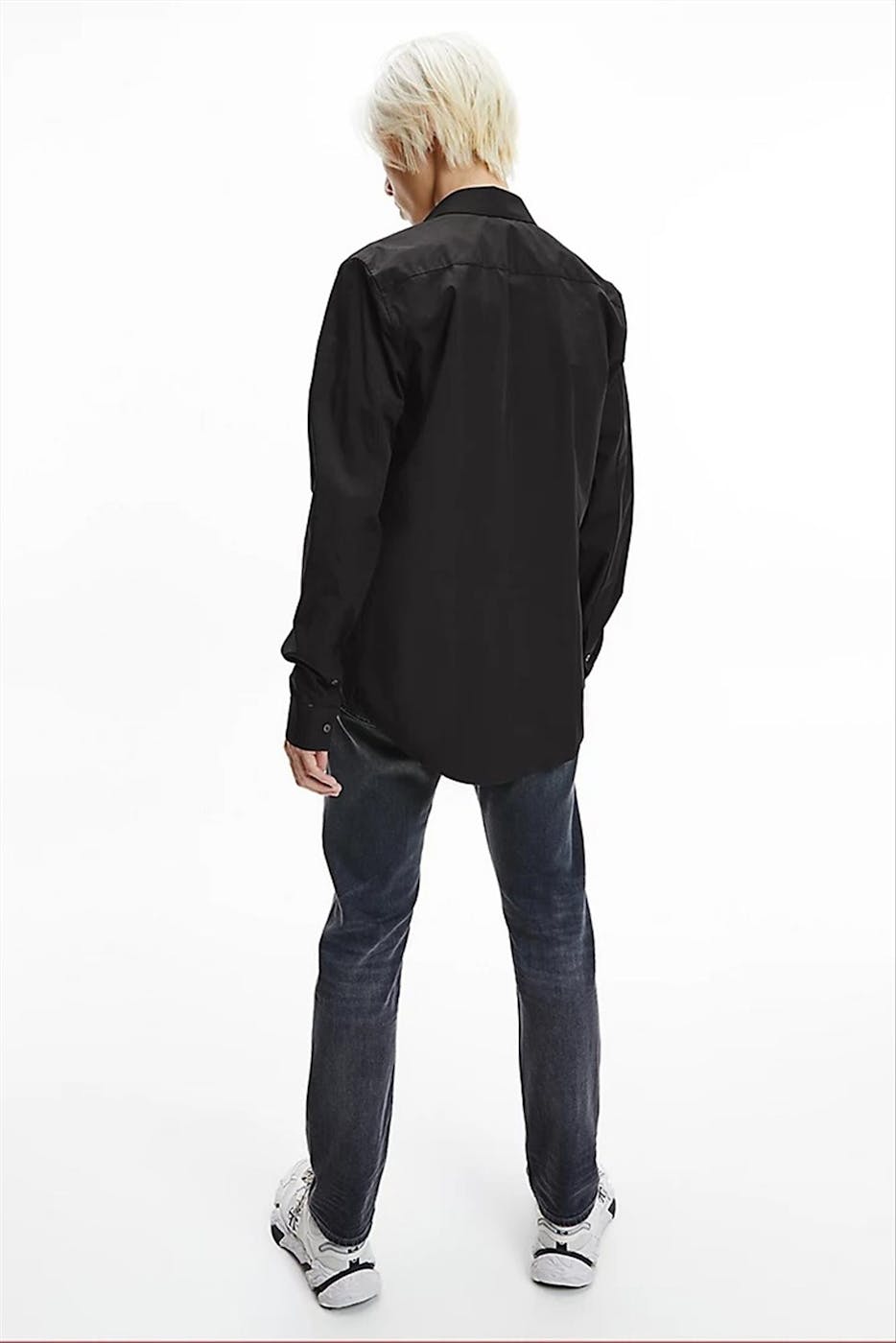 Calvin Klein Jeans - Zwart Klein Icon Slim Fit hemd
