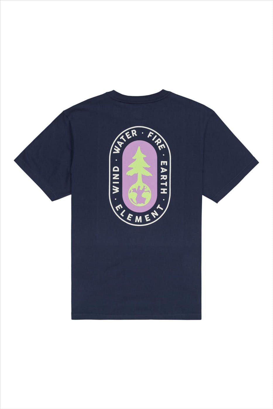 Element - Donkerblauwe Tree Grows T-shirt