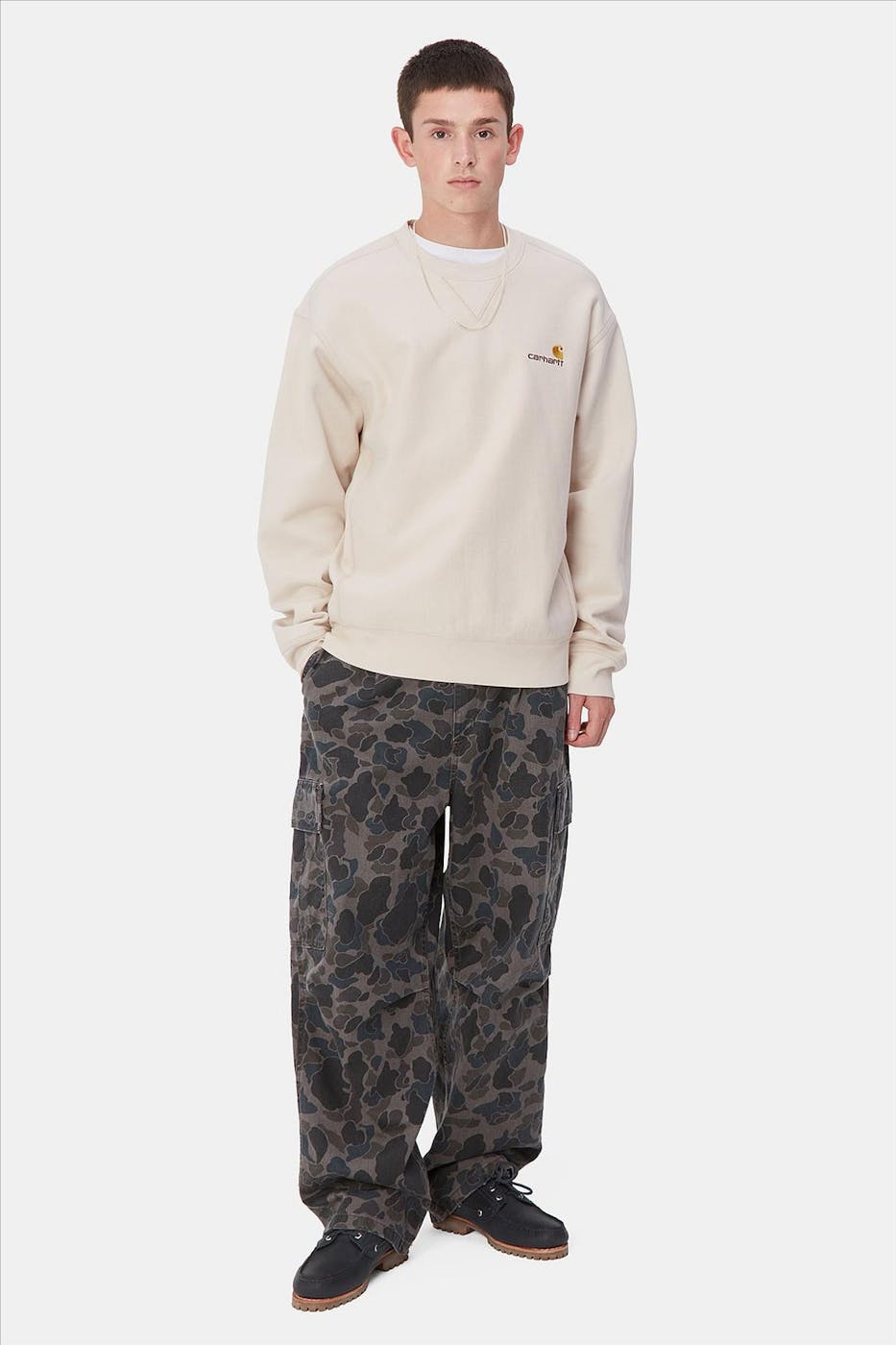Carhartt WIP - Ecru American Script sweater