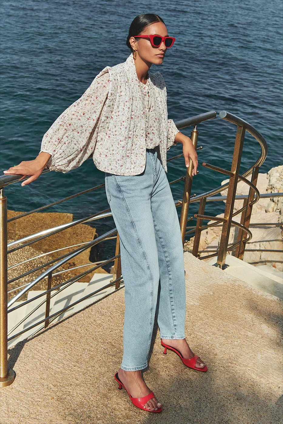 BY BAR - Lichtblauwe Begum jeans