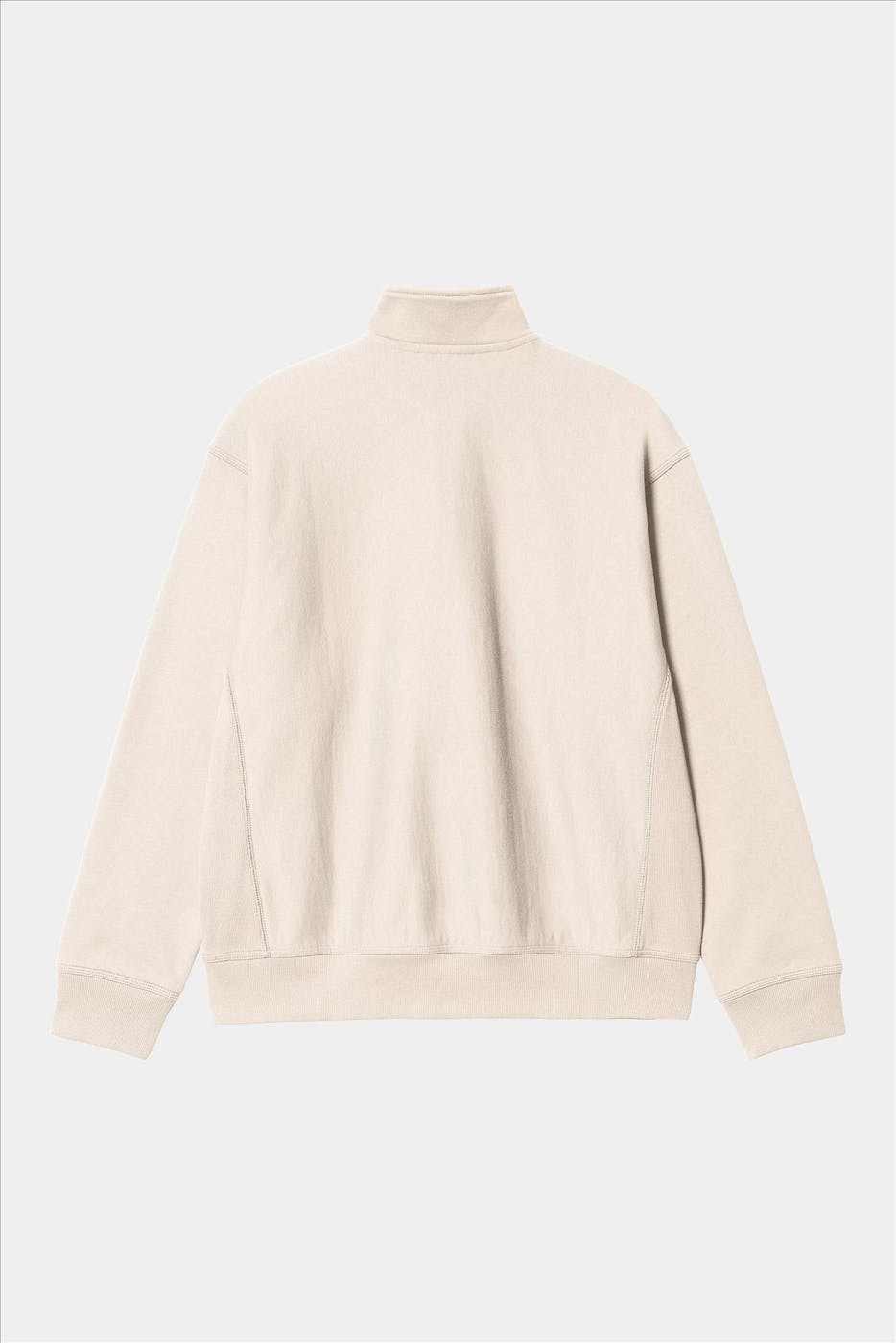 Carhartt WIP - Ecru Half Zip American Script sweater